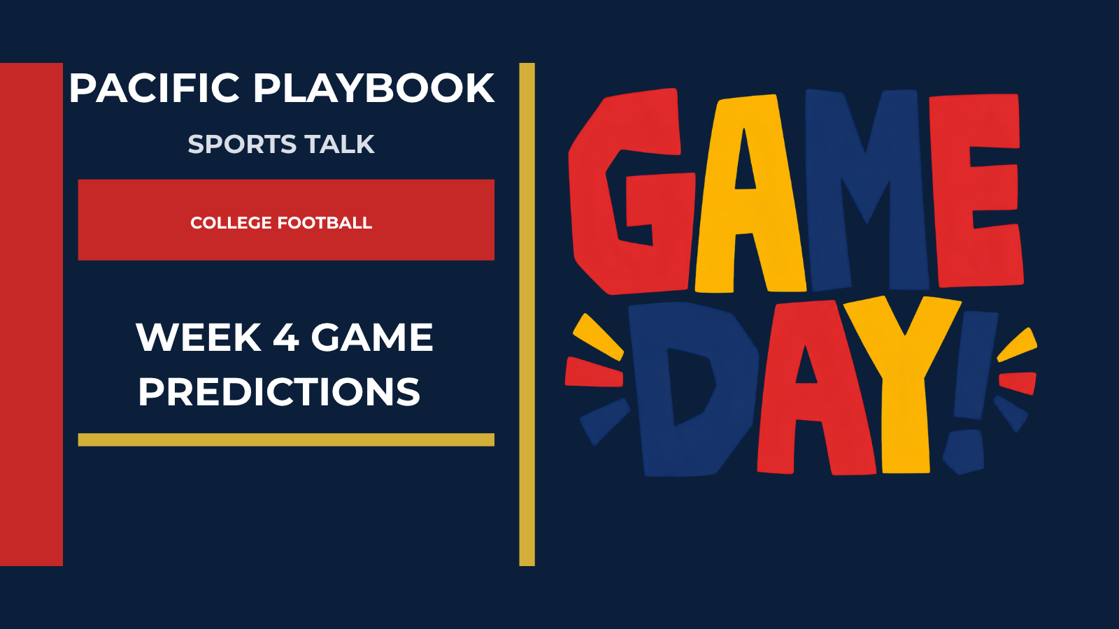 Week 4 Game Predictions for College Football 2026